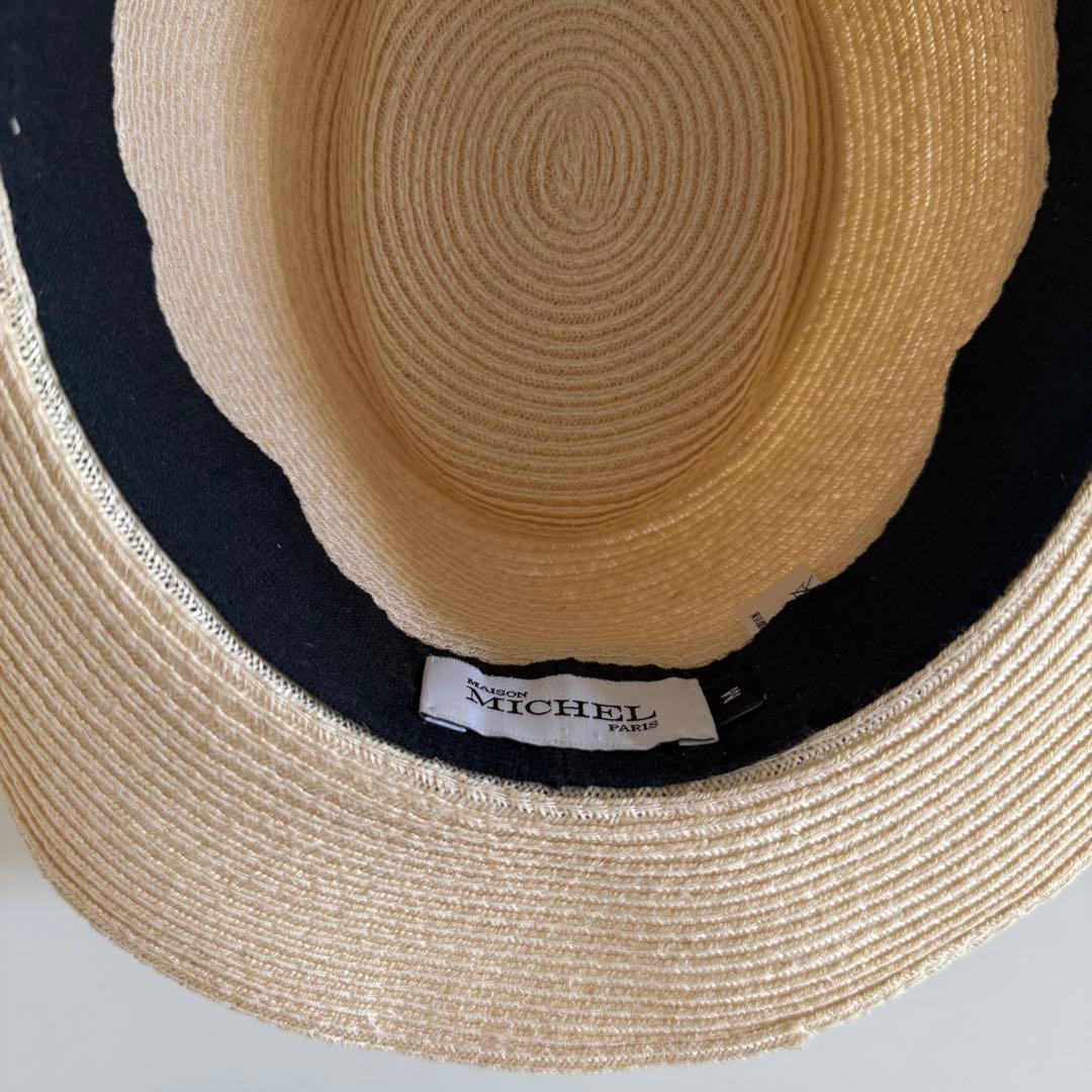 MAISON MICHEL ストローハット 麦わら帽子
