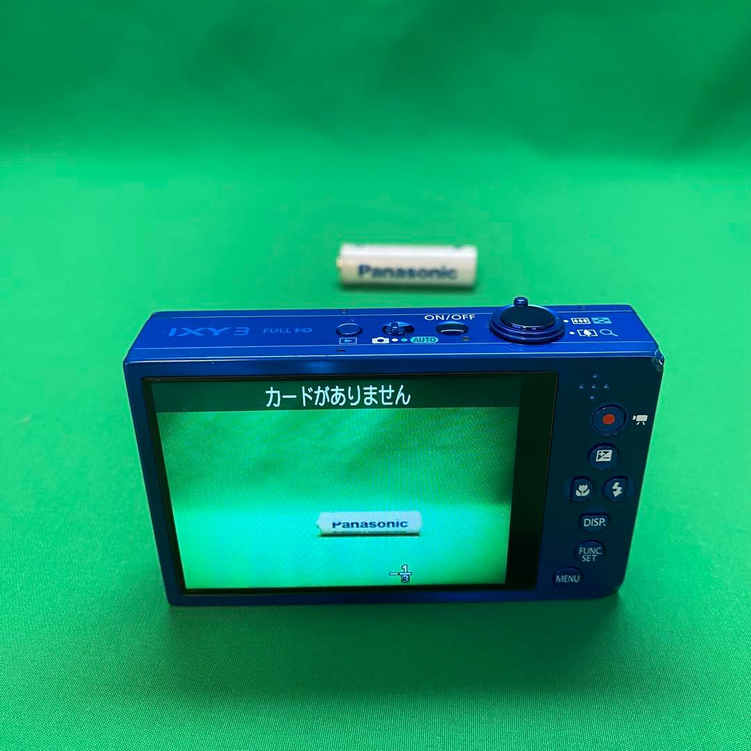 Canon IXY3 ブルー 動作品　バッテリー 充電器