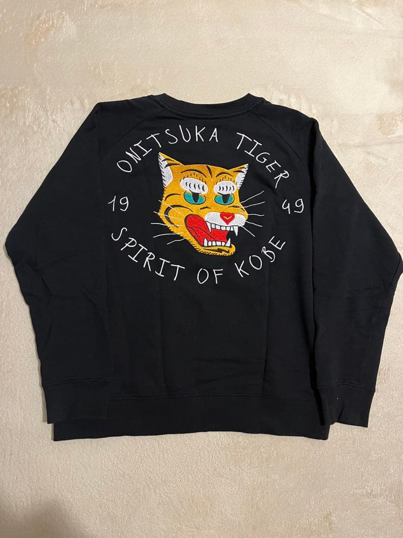 Onitsuka Tiger ブラック スウェットトレーナー