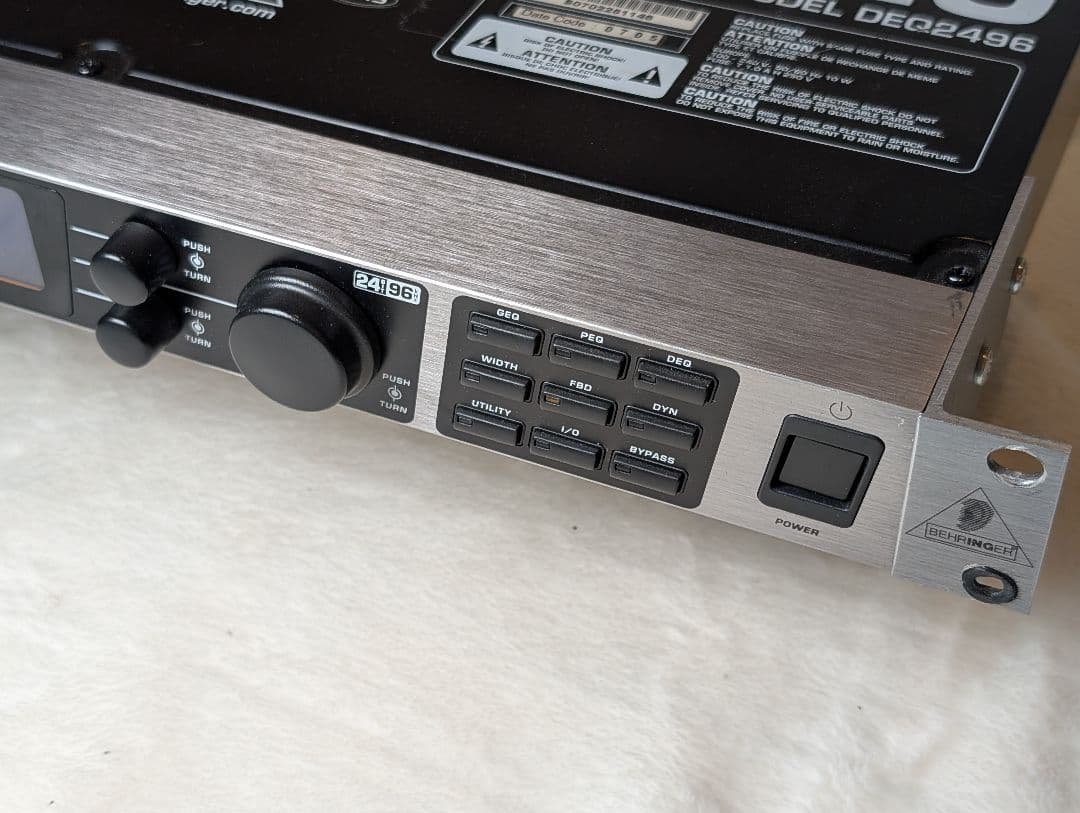 【美品USED】BEHRINGER DEQ2496 イコライザー