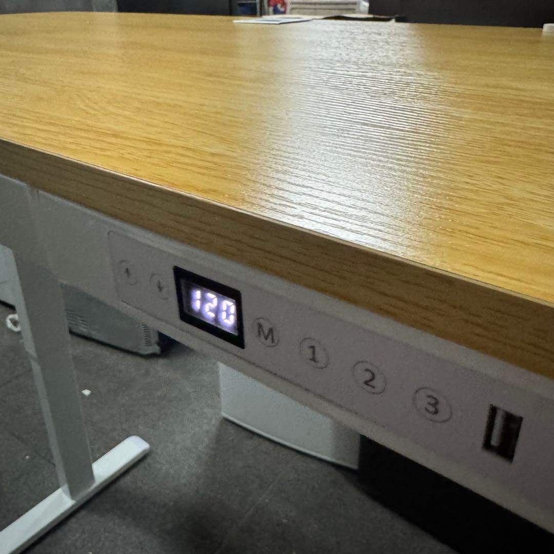 a*e様 LSTLIFE 電動昇降デスク コンセント 引き出し付き 120×60