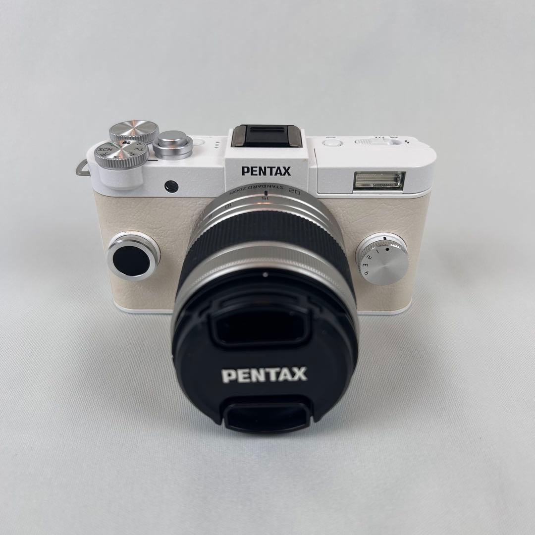 【美品】PENTAX ペンタックス Q-S1 ホワイト ミラーレス一眼