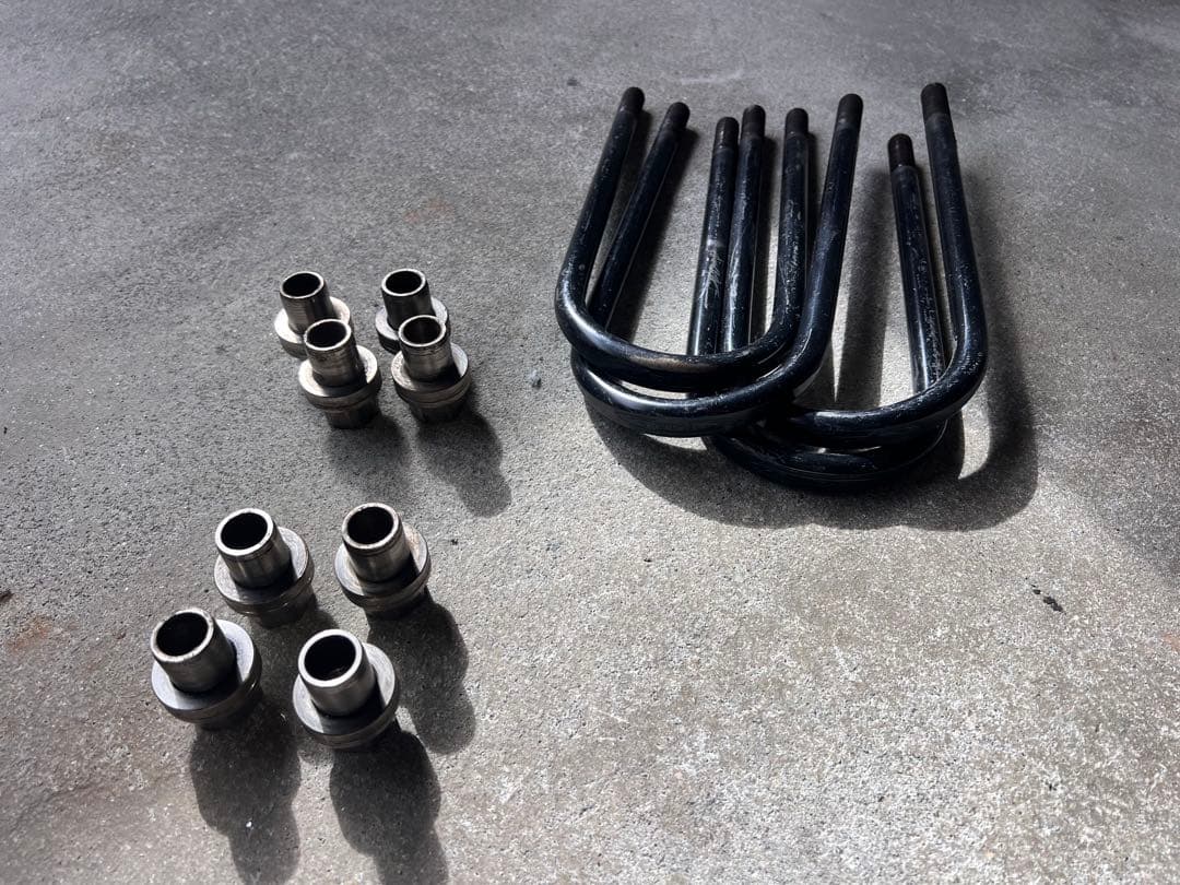 玄武4インチ　玄武ダウンアシストブラケット Uボルト　ナット　ハイエース200系