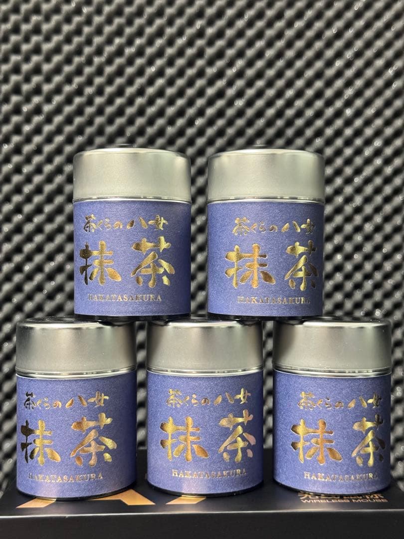 新品未開封　八女抹茶　茶くらの八女抹茶　20g×5缶　西福製茶
