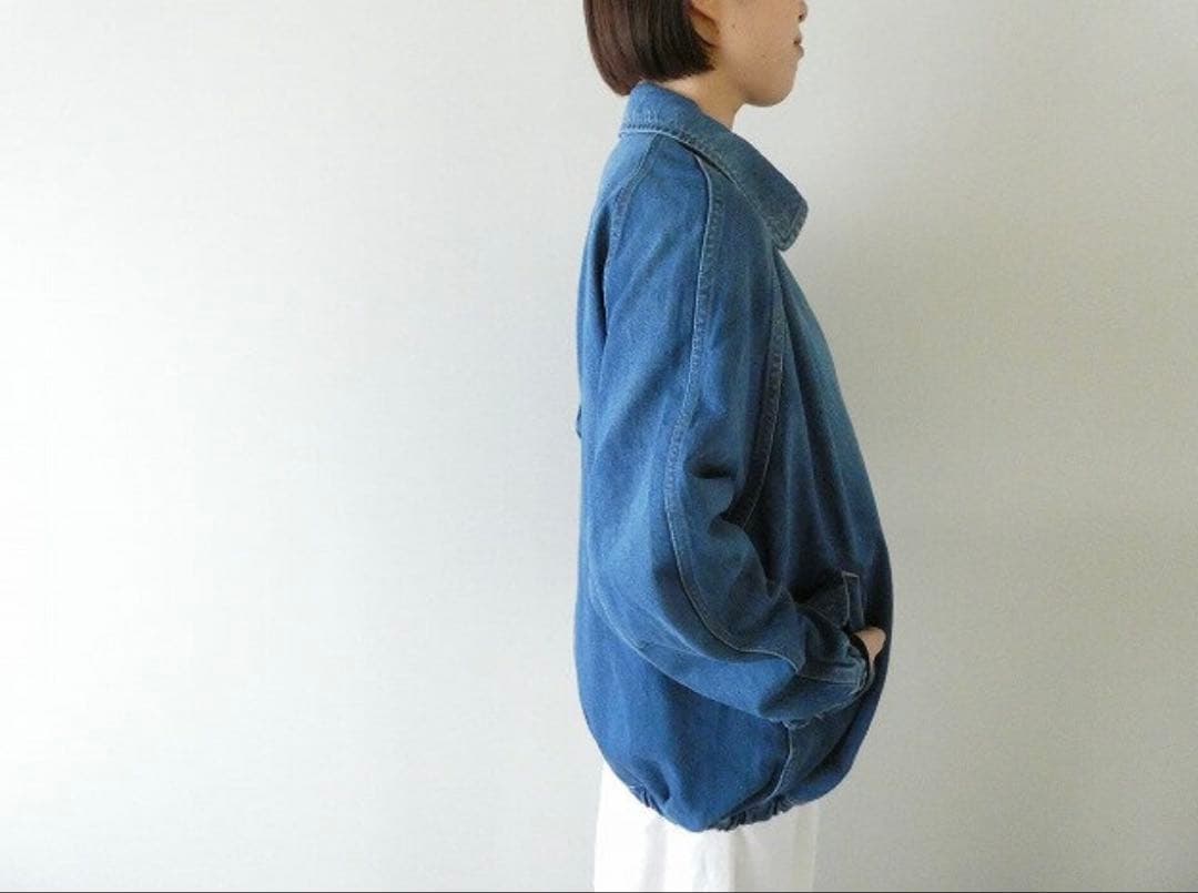 “Veritecoeur”ユニセックスデニムブルゾン・ブリーチ・サイズ1