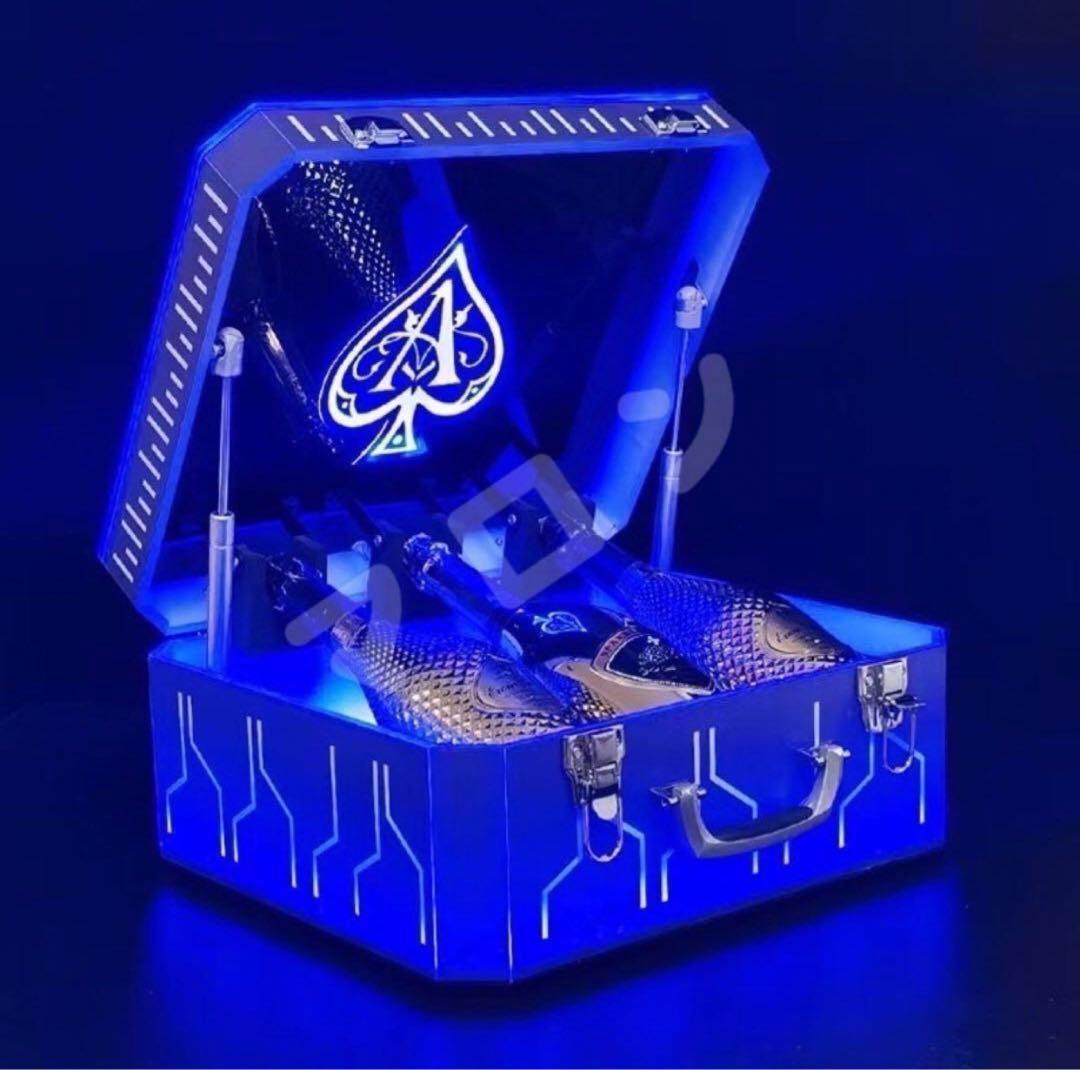 再入荷 LED照明付き アルマンドシャンパンアタッシュケース ボックス