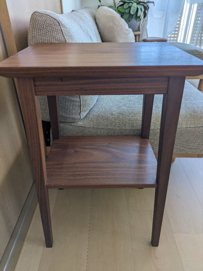 2日間限定　サイドテーブル　チーク　無垢材　ビンテージ家具