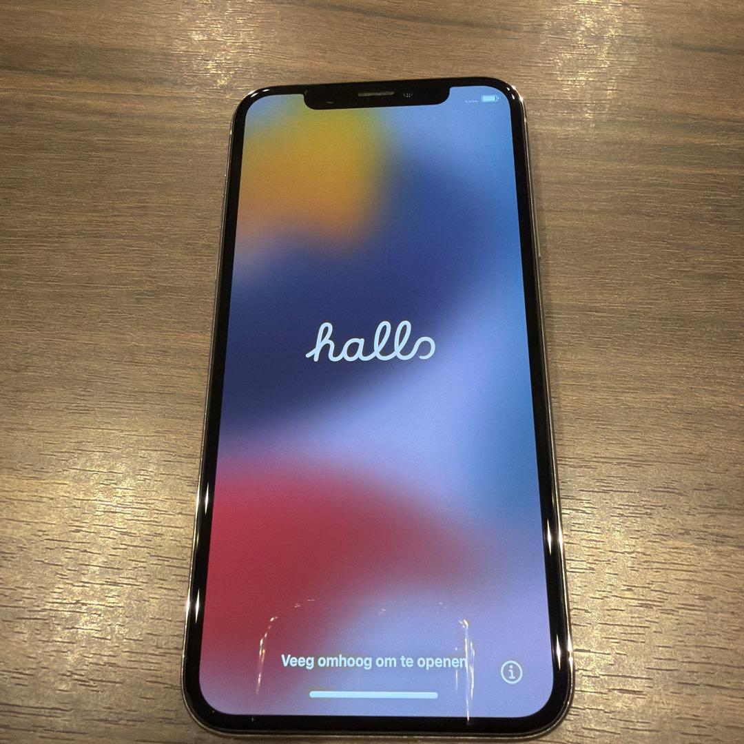 【美品】iPhoneX Silver 64GB バッテリー最大容量93%