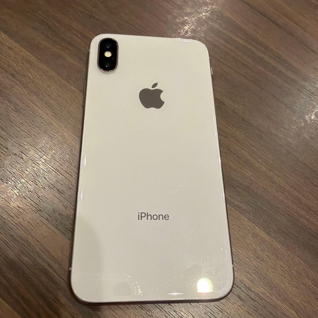 【美品】iPhoneX Silver 64GB バッテリー最大容量93%
