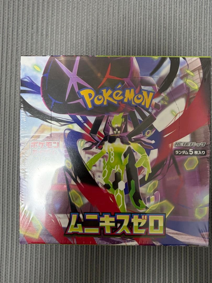 新品未開封 ポケモンカードゲーム ムニキスゼロ BOX シュリンク付き