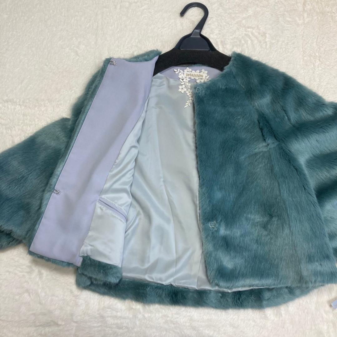 【新品未使用】セタイチロウ　ファーコート　ショート丈　フェイクファー（9803）