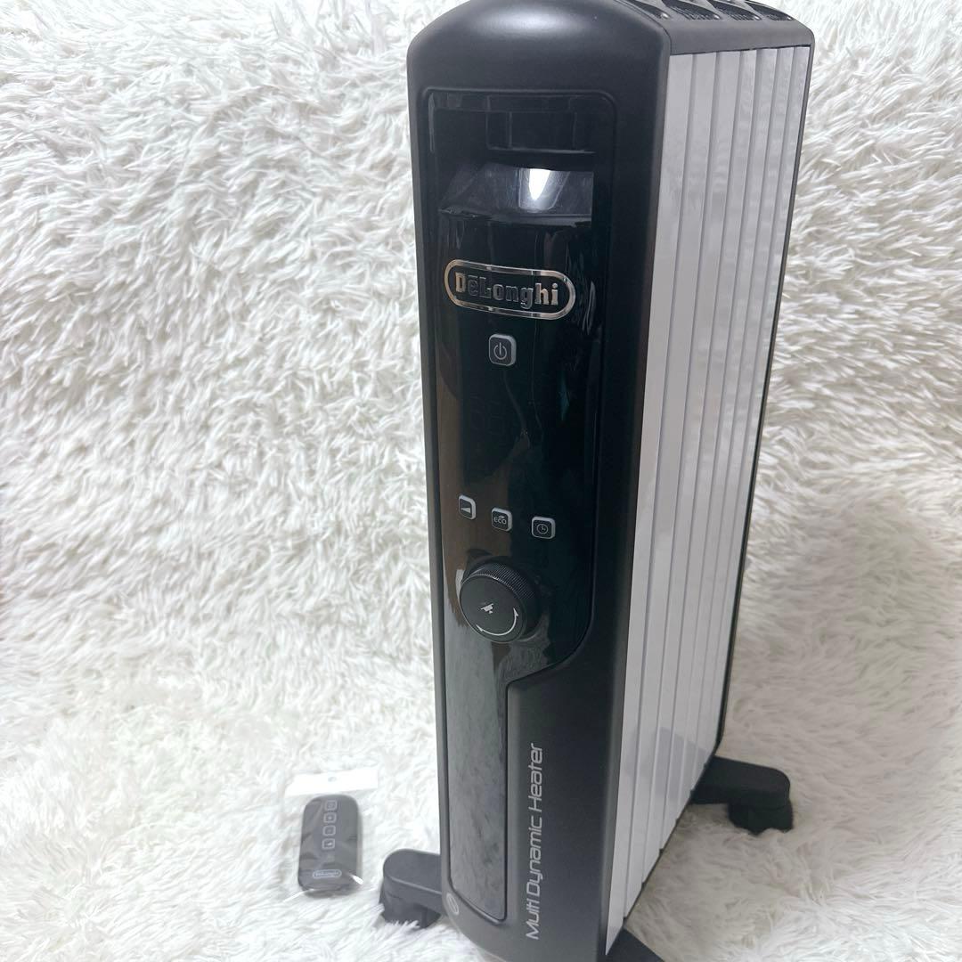 【極美品】デロンギ マルチダイナミックヒーター MDHU09-BK リモコン 付