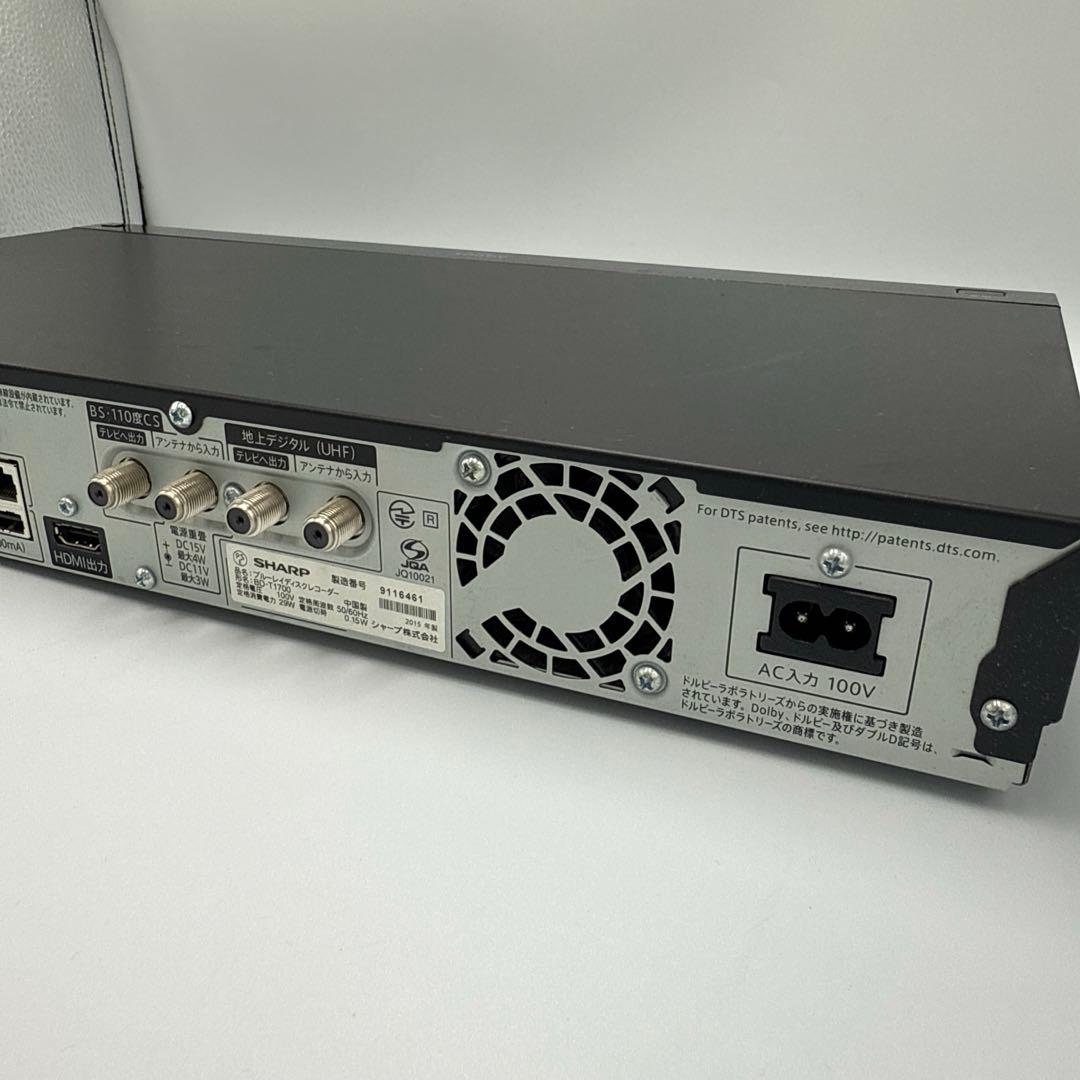 SHARP AQUOS BD-T1700 ブルーレイレコーダー HDD1TB