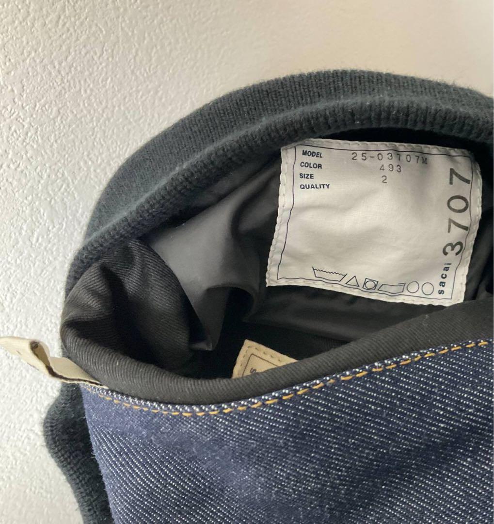 sacai Levi’s reversible blouson Black 2