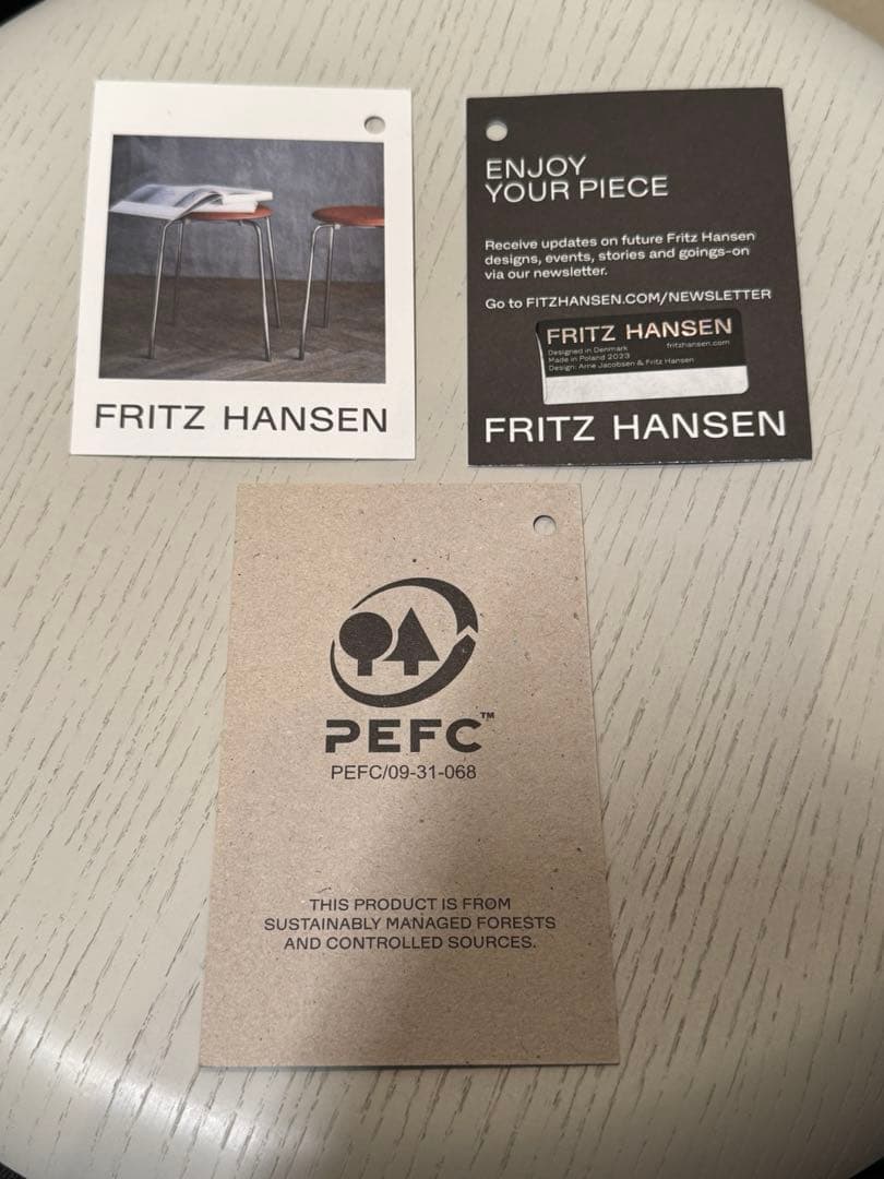 【限定・即完】Auralee × FRITZ HANSEN ドットスツール