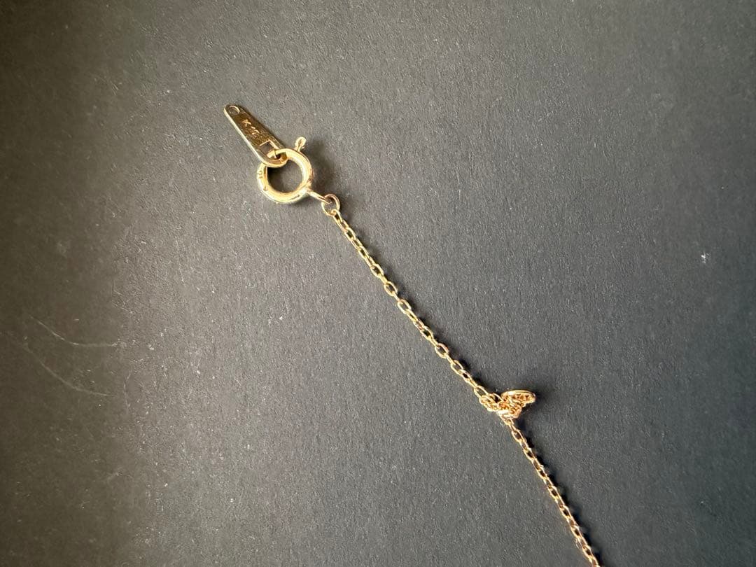 ゴールド×パール ネックレス｜一粒パール×ダイヤモンド｜※修理必要あり