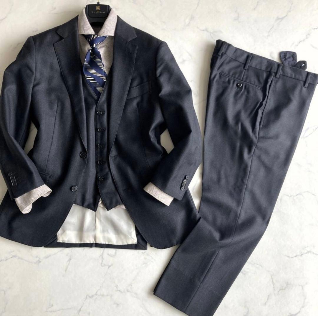 1月末まで！ バーニーズニューヨーク MANHATTAN スーツ 3点セット