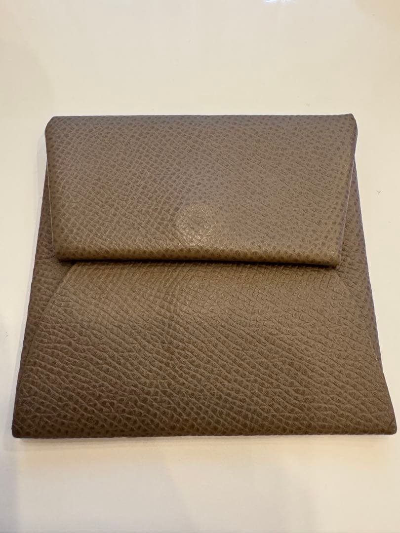 【エルメス】バスティア/ケース/エトゥープ/刻印:Z