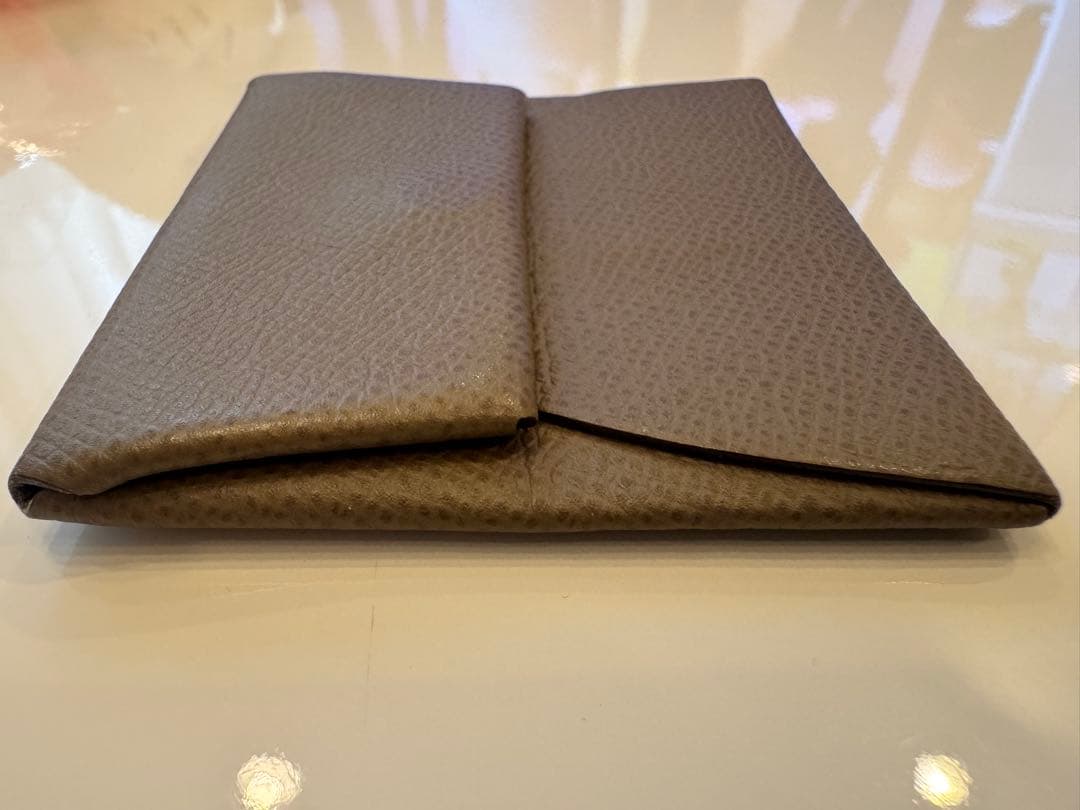 【エルメス】バスティア/ケース/エトゥープ/刻印:Z