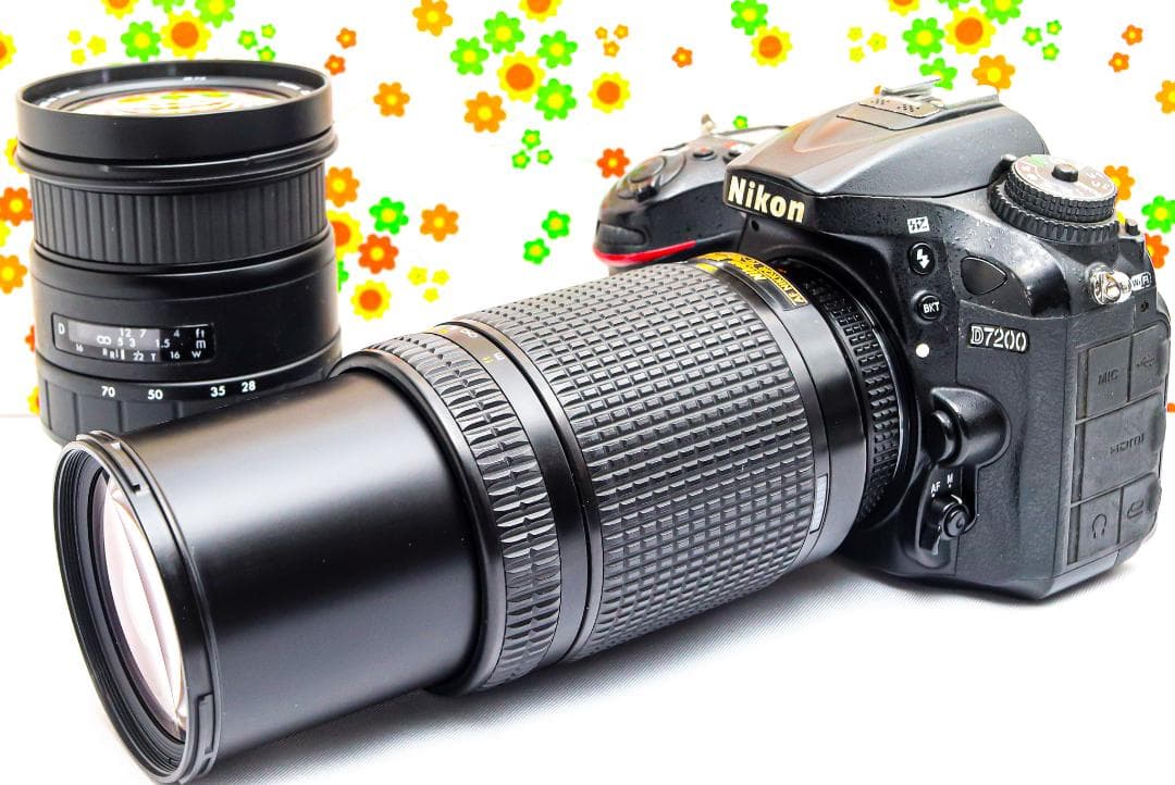 ニコン Nikon D7200☆高性能連射！高画質☆ダブルレンズ☆WI-FI搭載