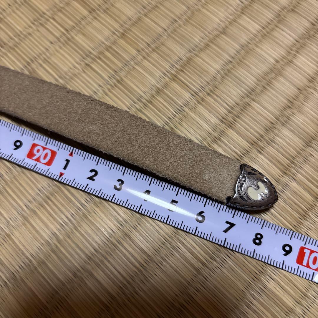 Puntovita 本革 コンチョベルト　グレージュ