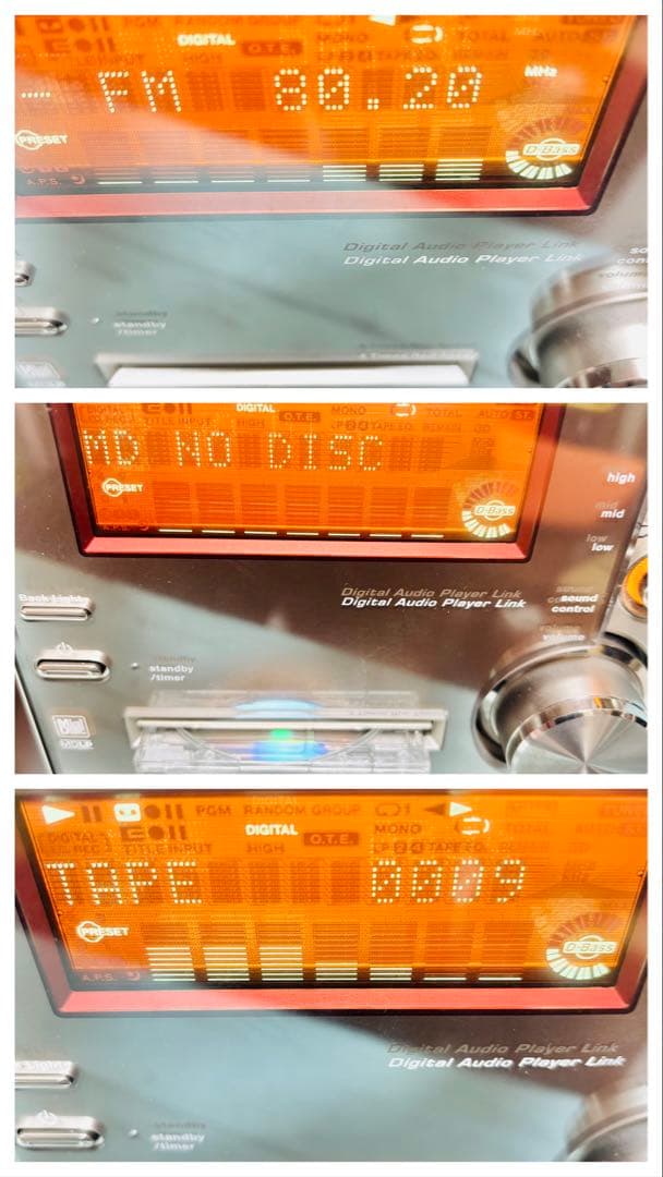 JVCケンウッド　KENWOOD MDコンポ　RXD-SV3MD 現状品訳アリ