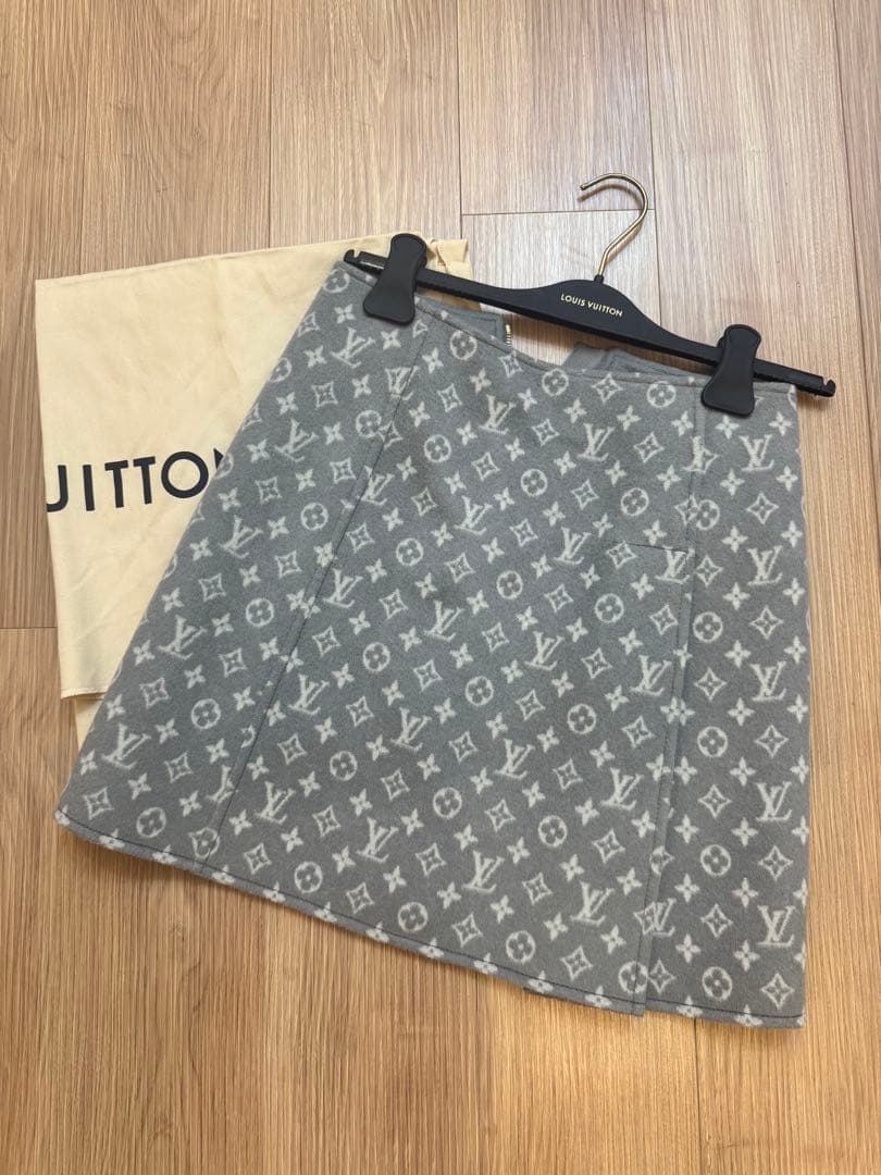 【あみさん着用】LOUISVUITTONルイヴィトンモノグラムウールスカート