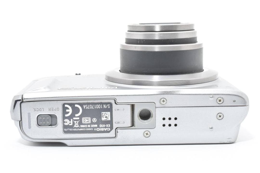 美品 カシオ　CASIO EXILIM EX-H10 シルバー ＃A396