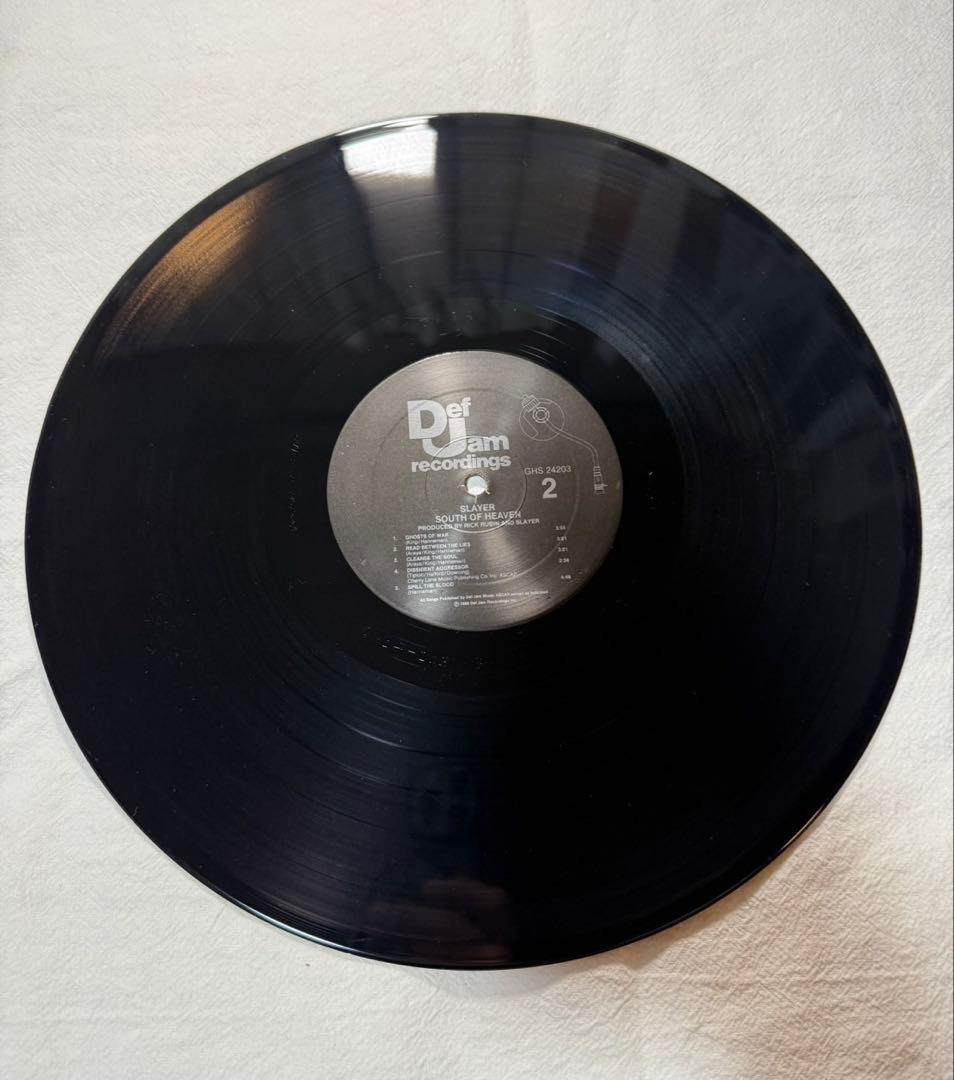 SLAYER / South of Heaven LP 名盤 スラッシュメタル