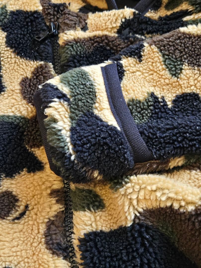 BAPE KIDS 迷彩柄 もこもこロンパース 70cm