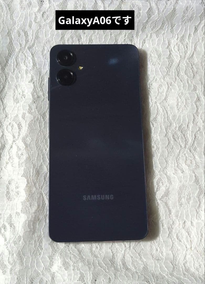 Samsung GalaxyA06 　スマートフォン本体 SIMフリー　ブラック
