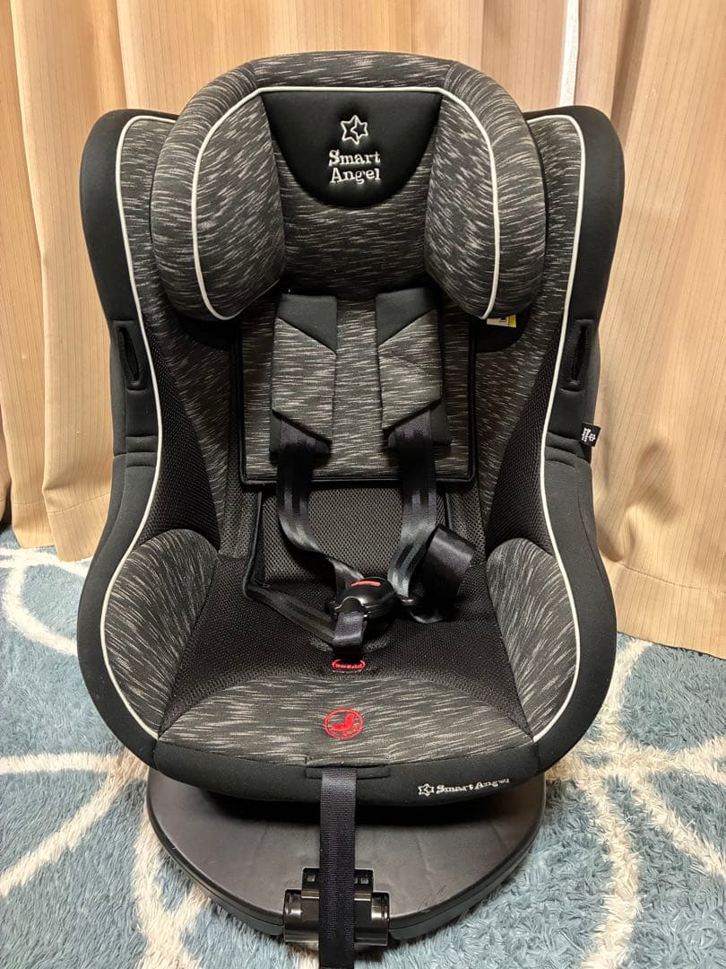 Smart Angel 回転式チャイルドシート グレー系