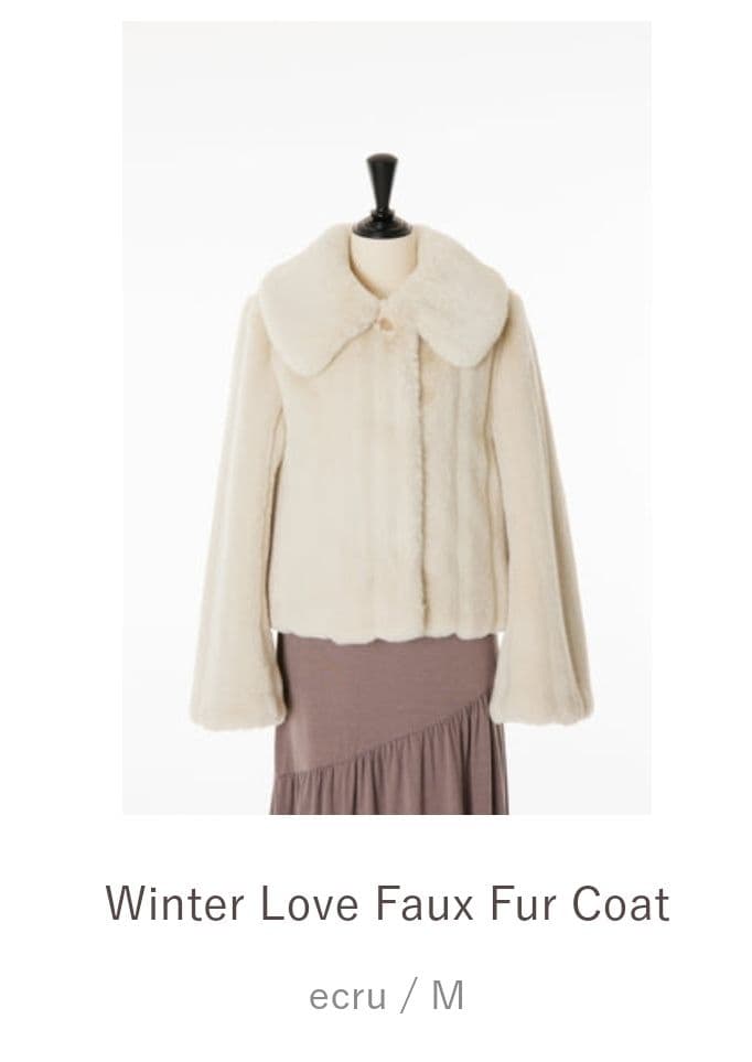 herlipto❤Winter Love Faux Fur Coat