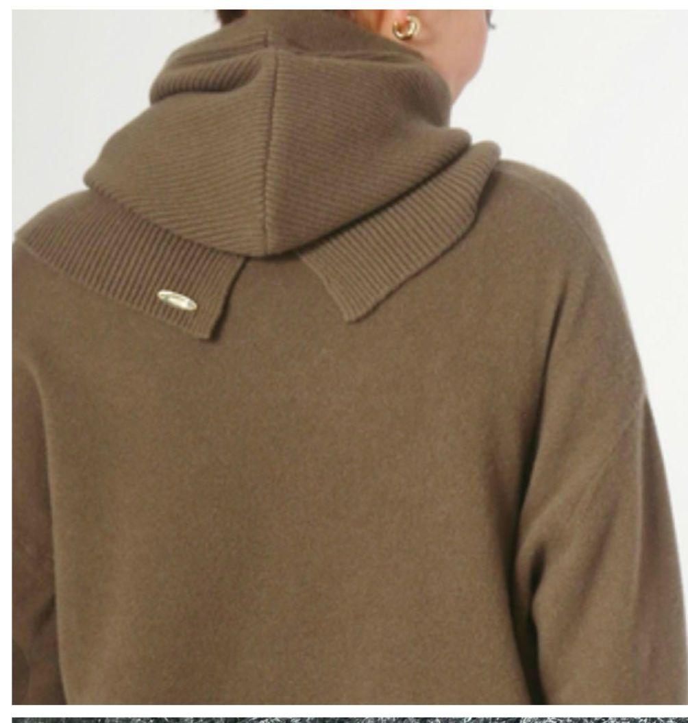 未使用　Muse ドゥーズィエム　JUSPER RIB フーディ　バラクラバ