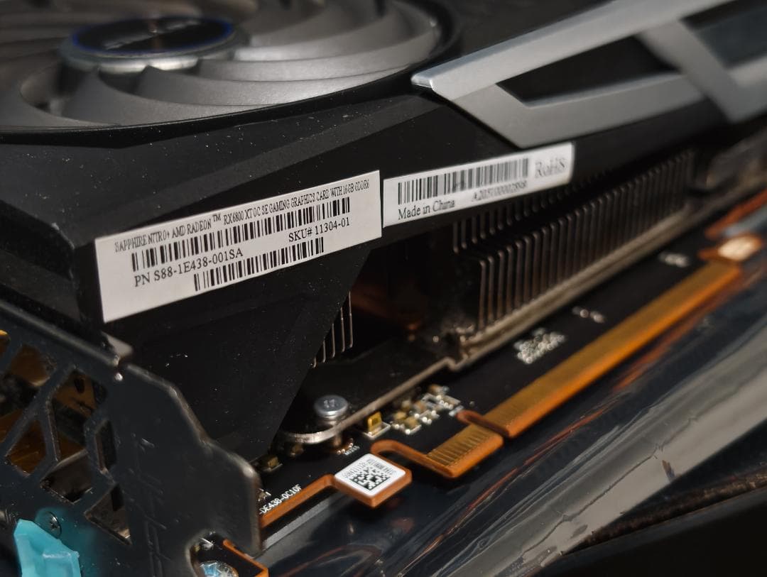 Sapphire RX 6800 XT 16GB (ジャンク品)