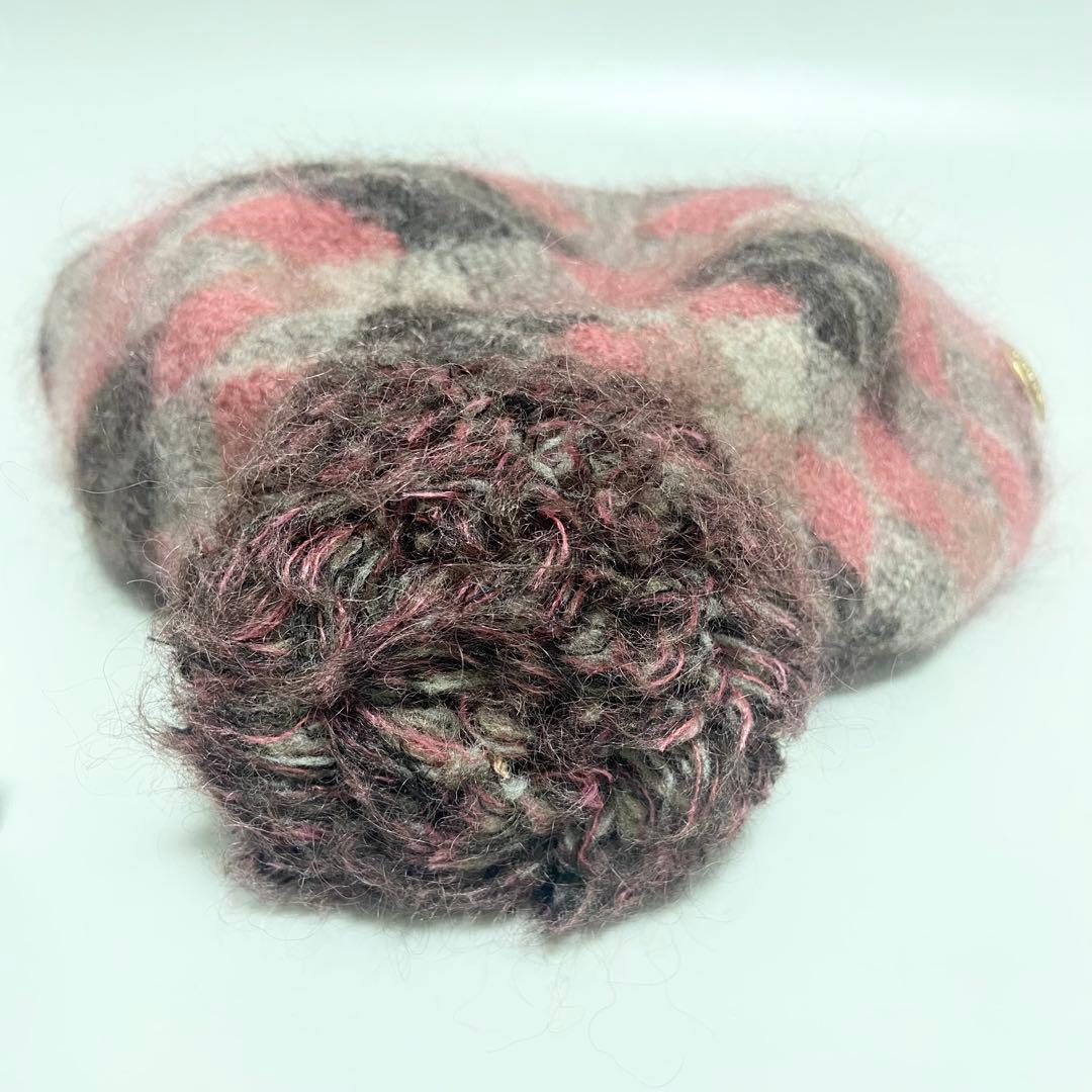 VivienneWestwood ニット帽 チェック柄 ポンポン付き 防寒