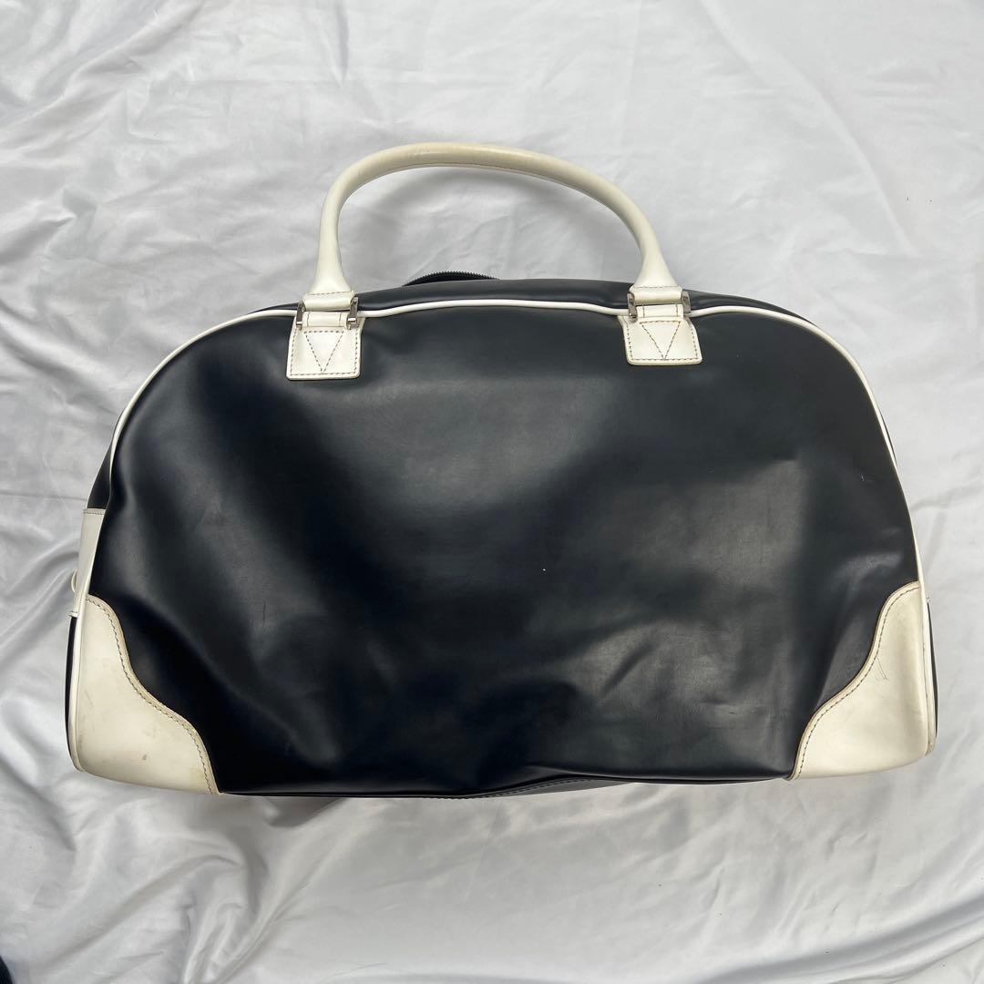 バッグ burberry black label big logo boston bag
