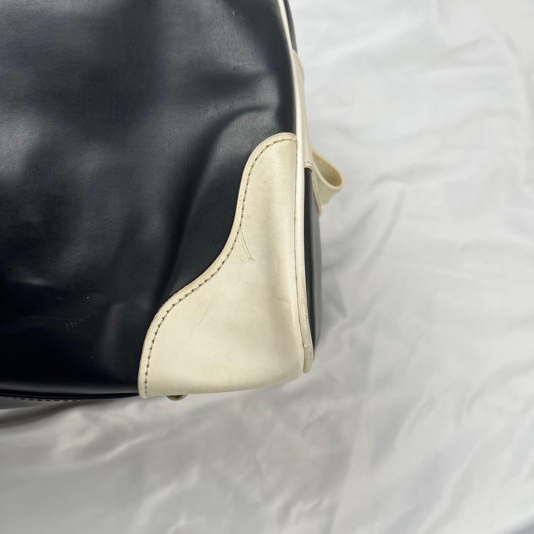 バッグ burberry black label big logo boston bag