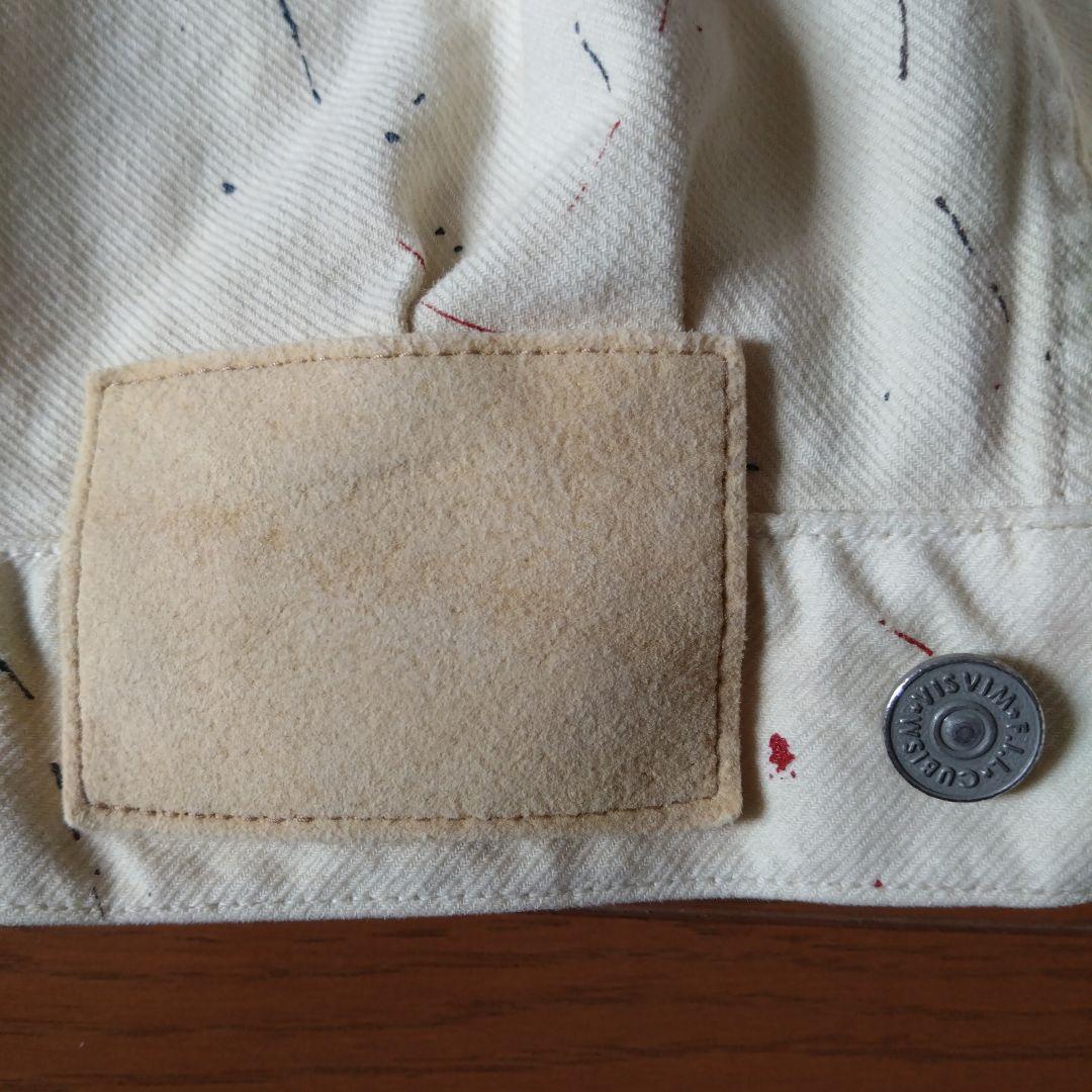 visvim 21SS ペイント加工 101☓☓ デニムジャケット