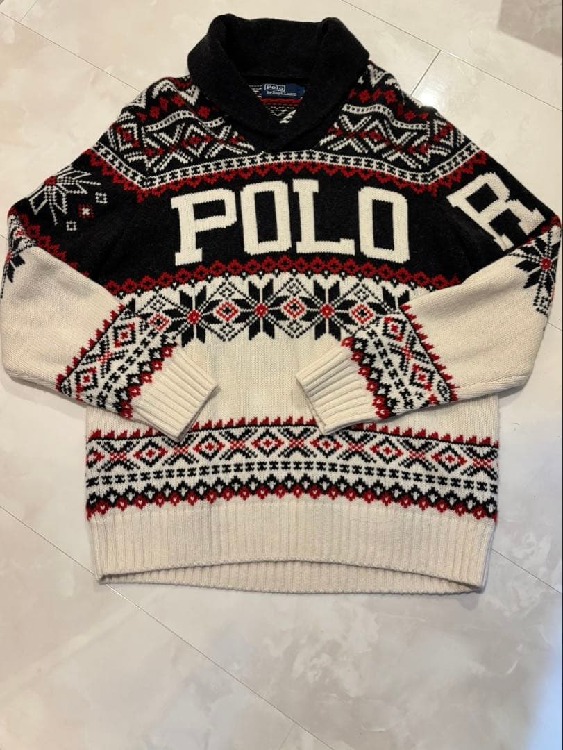 Polo Ralph Lauren ノルディック　カウチン　セーター　L