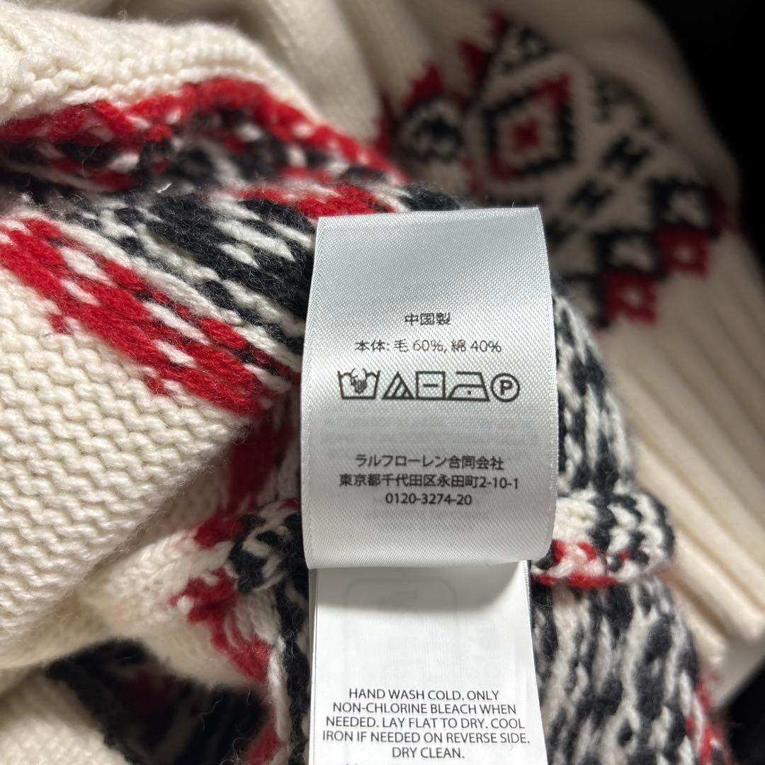 Polo Ralph Lauren ノルディック　カウチン　セーター　L