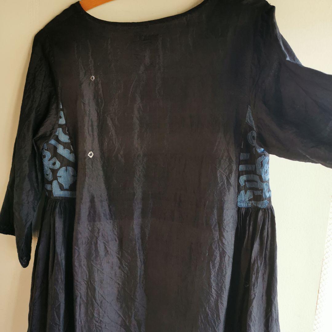 MAKU、 maku textiles チュニック 五分丈