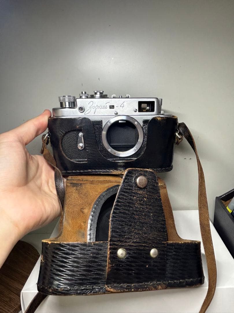 Zorki4 ゾルキー4 ソ連フィルムカメラ　速写ケース付