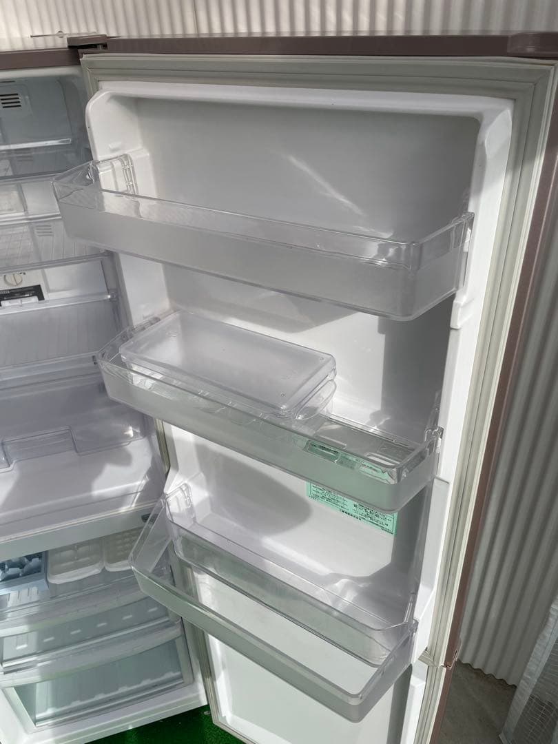 856三菱 Hシリーズ 256L大きめ2ドア冷蔵庫 ラベンダーピンク 一人暮らし