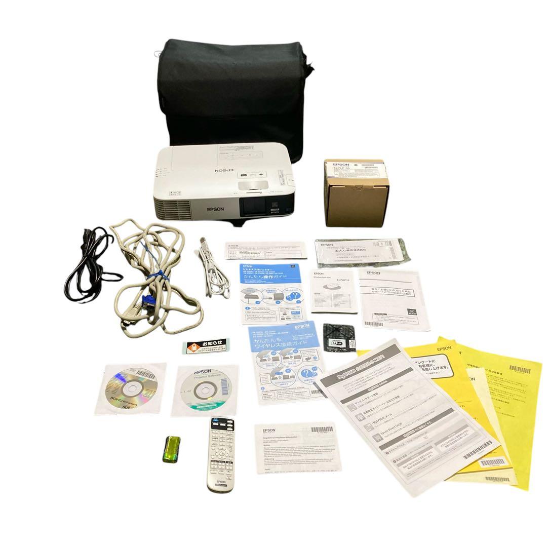 ☆ランプ新品　極美品　EPSON　LCD PROJECTOR　EB-2155W