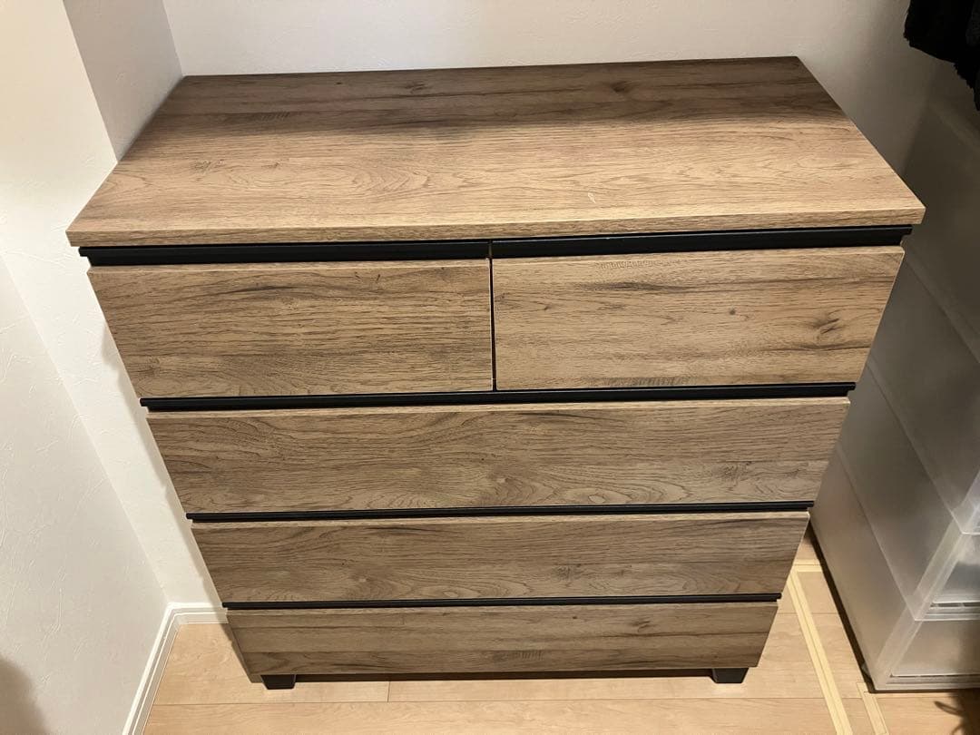 アイリスオーヤマ　ウッドチェスト　4段