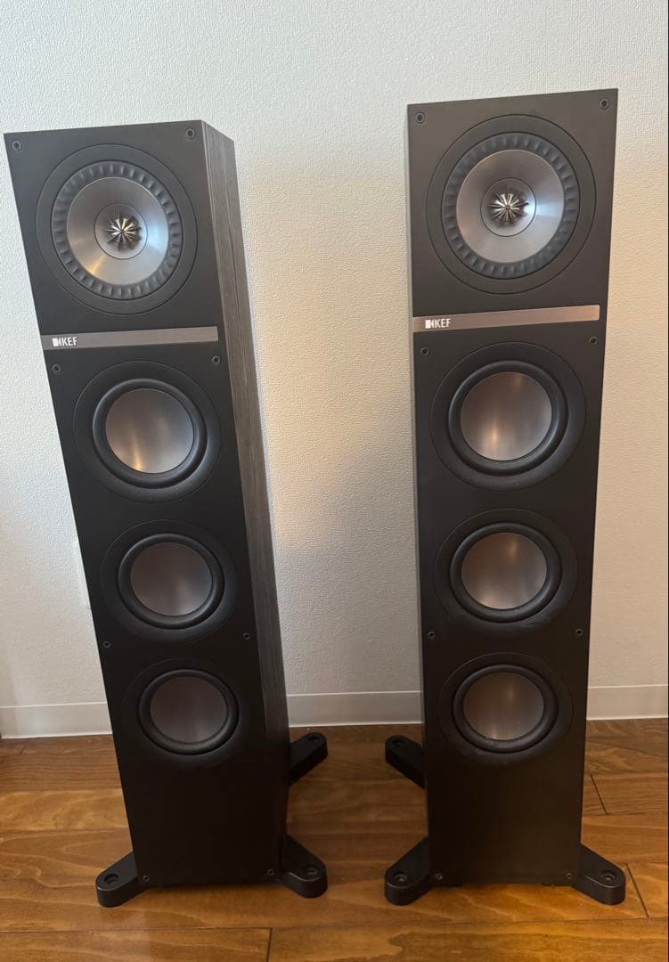 KEF Q500 BL ペア トールスピーカー ブラック