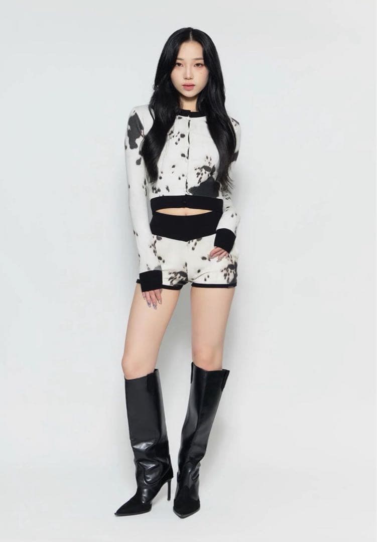 パンツ S dalmation knit shorts theredthread