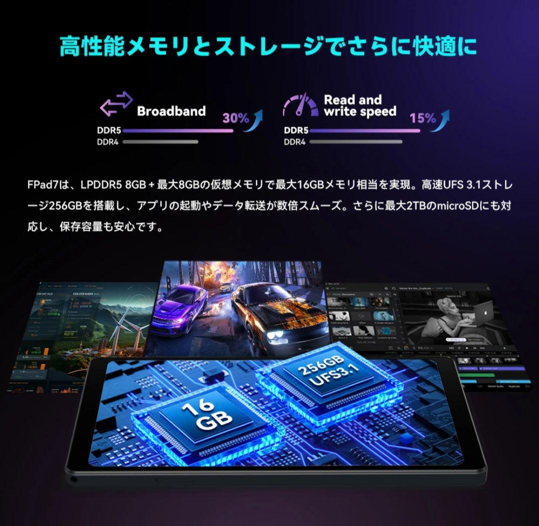 Headwolf FPad7 Pro 8インチ タブレット 保護ケースフィルム付