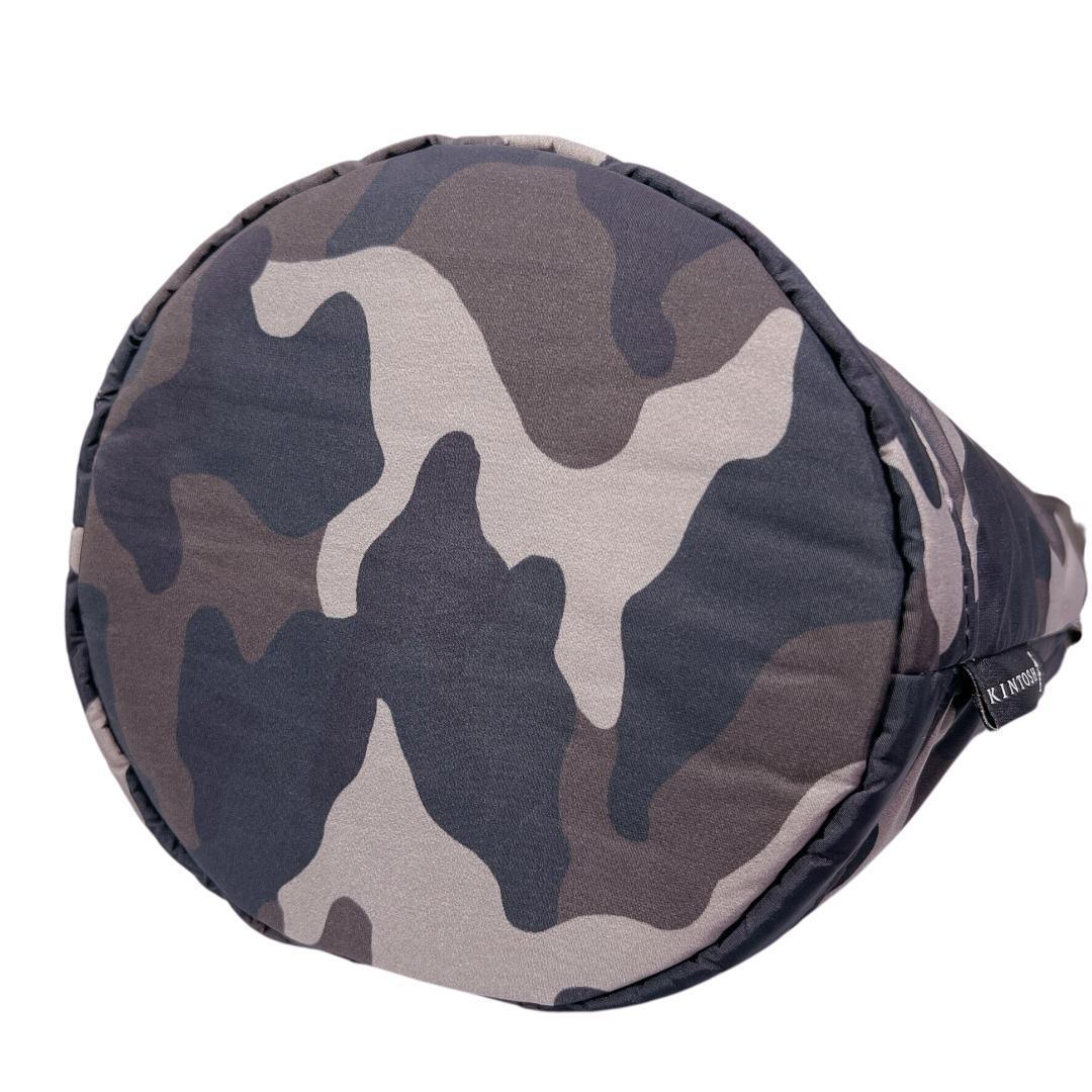 マッキントッシュ ポーター カモフラ 2WAYバケツバッグ 茶 黒 タンカー訳有